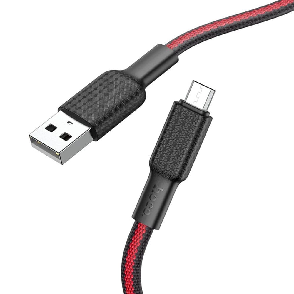 USB-кабель Hoco X69, Micro-USB, 2.4 А, 100 см, красный