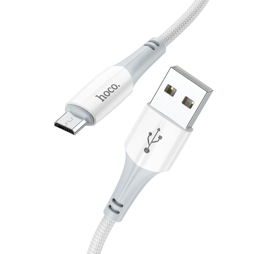 USB-кабель Hoco X70, Micro-USB, 2.4 А, 100 см, білий