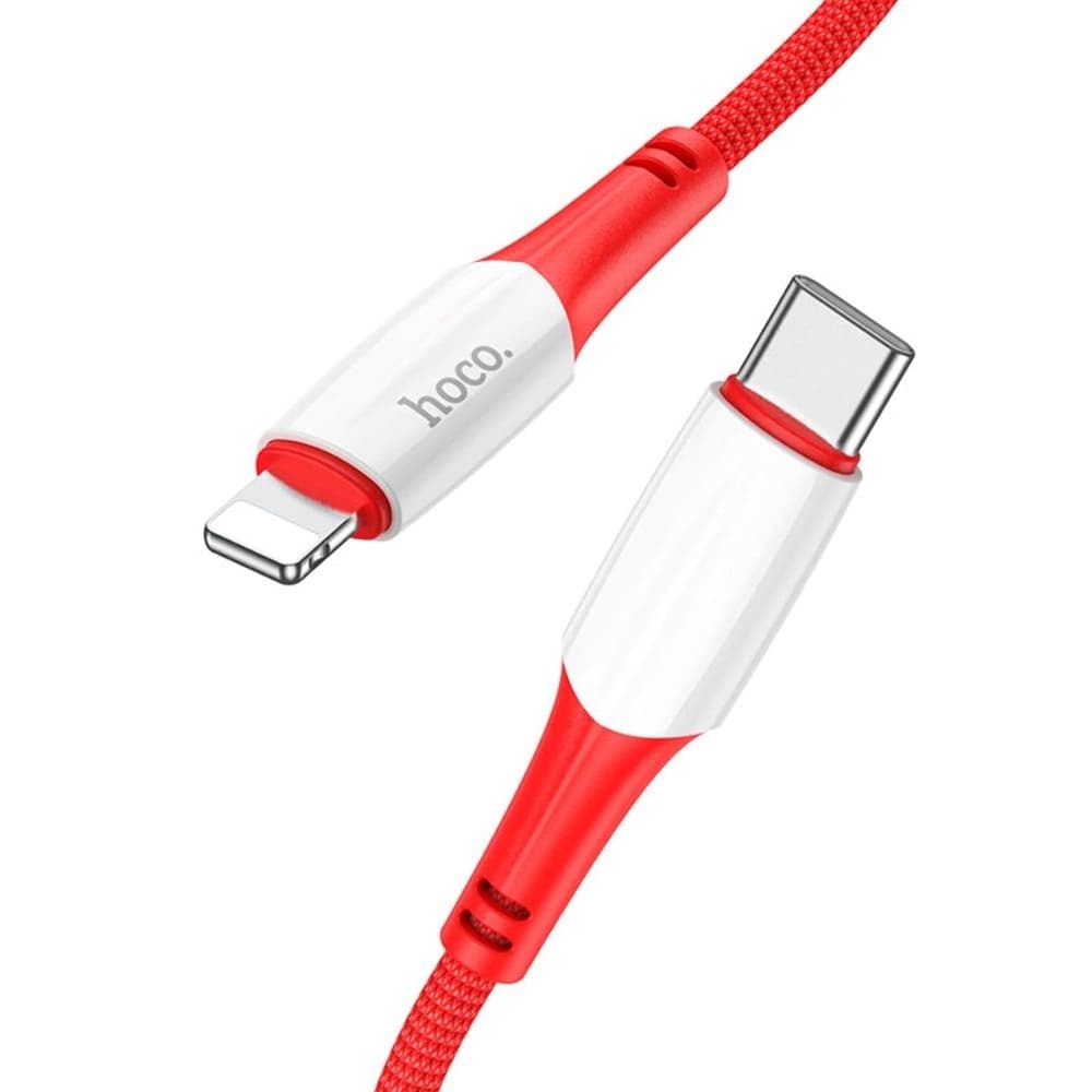 USB-кабель Hoco X70, Type-C на Lightning, 100 см, Power Delivery (20 Вт), красный