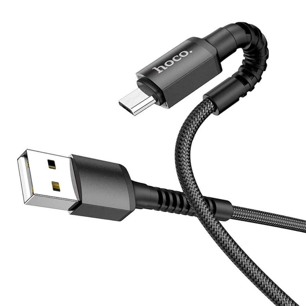 USB-кабель Hoco X71, Micro-USB, 2.4 А, 100 см, чорний