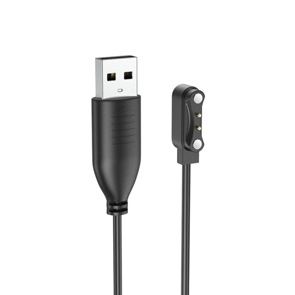 USB кабель Hoco для смарт часов Y5, Y6, Y7, черный