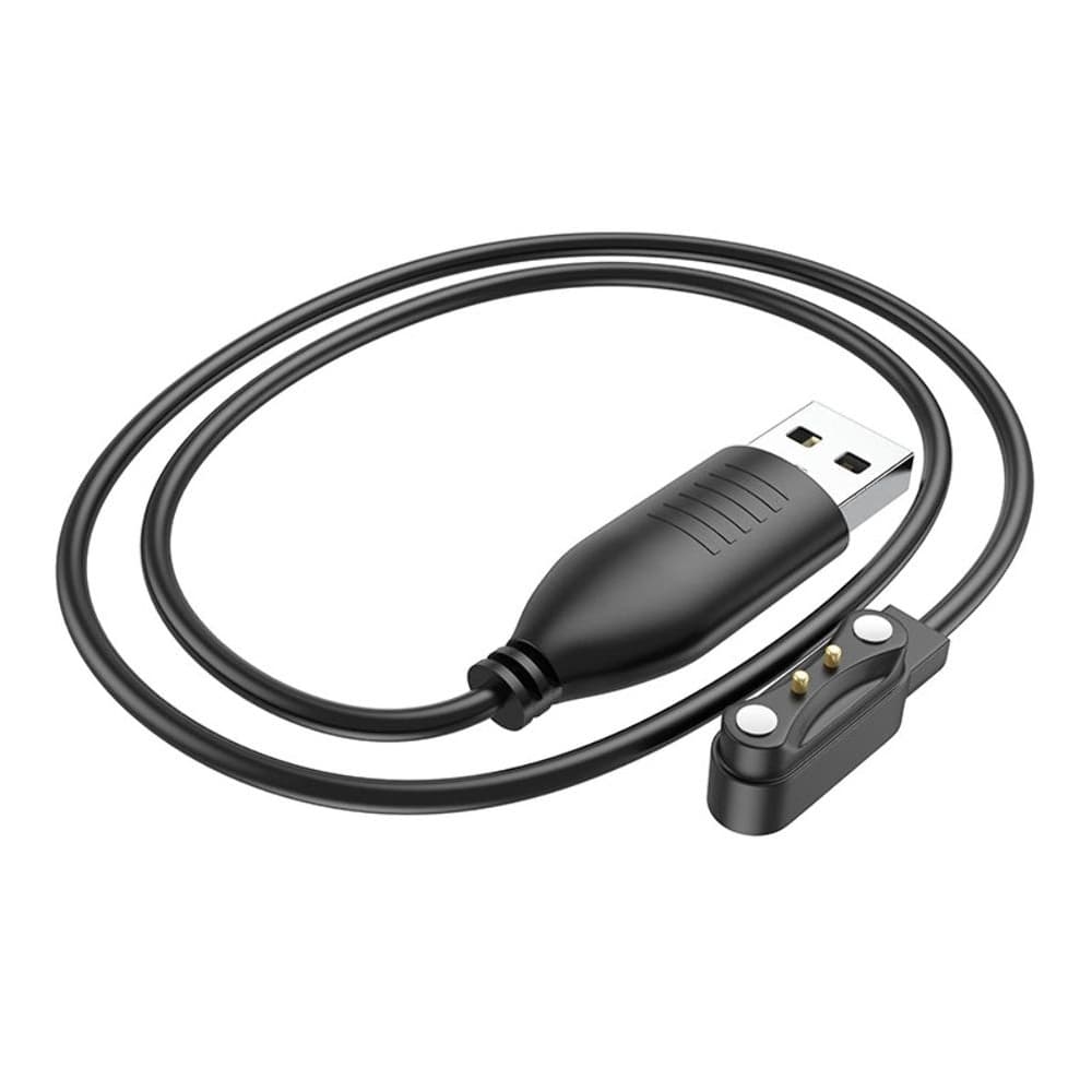 USB-кабель Hoco смарт-часов Y5, Y6, Y7, черный