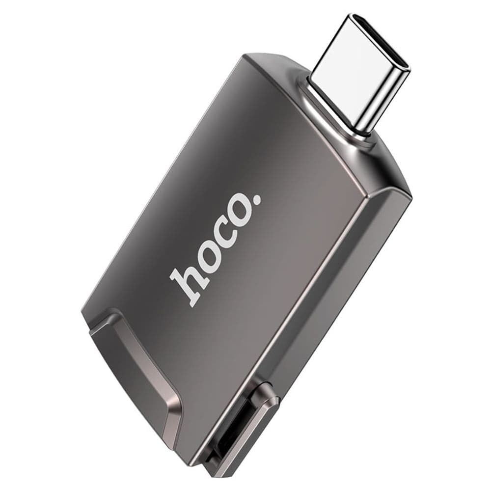 Переходник Hoco UA19, Type-C на HDMI (F), 4K, чорний