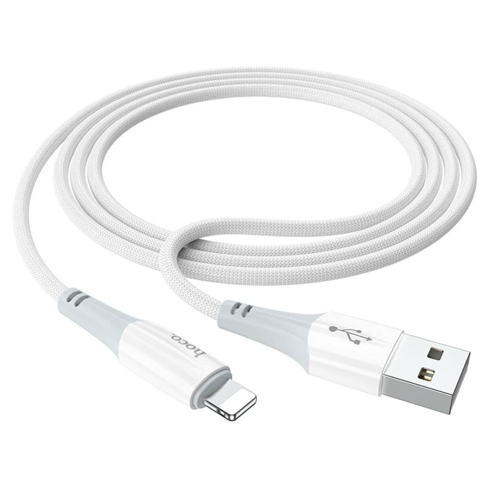 USB-кабель Hoco X70, Lightning, 2.4 А, 100 см, білий