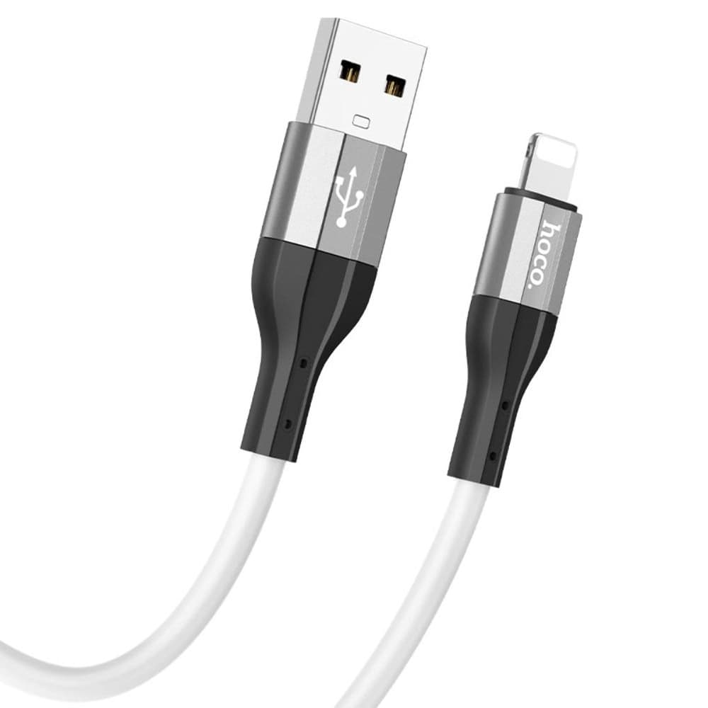 USB-кабель Hoco X72, Lightning, 2.4 А, 100 см, білий