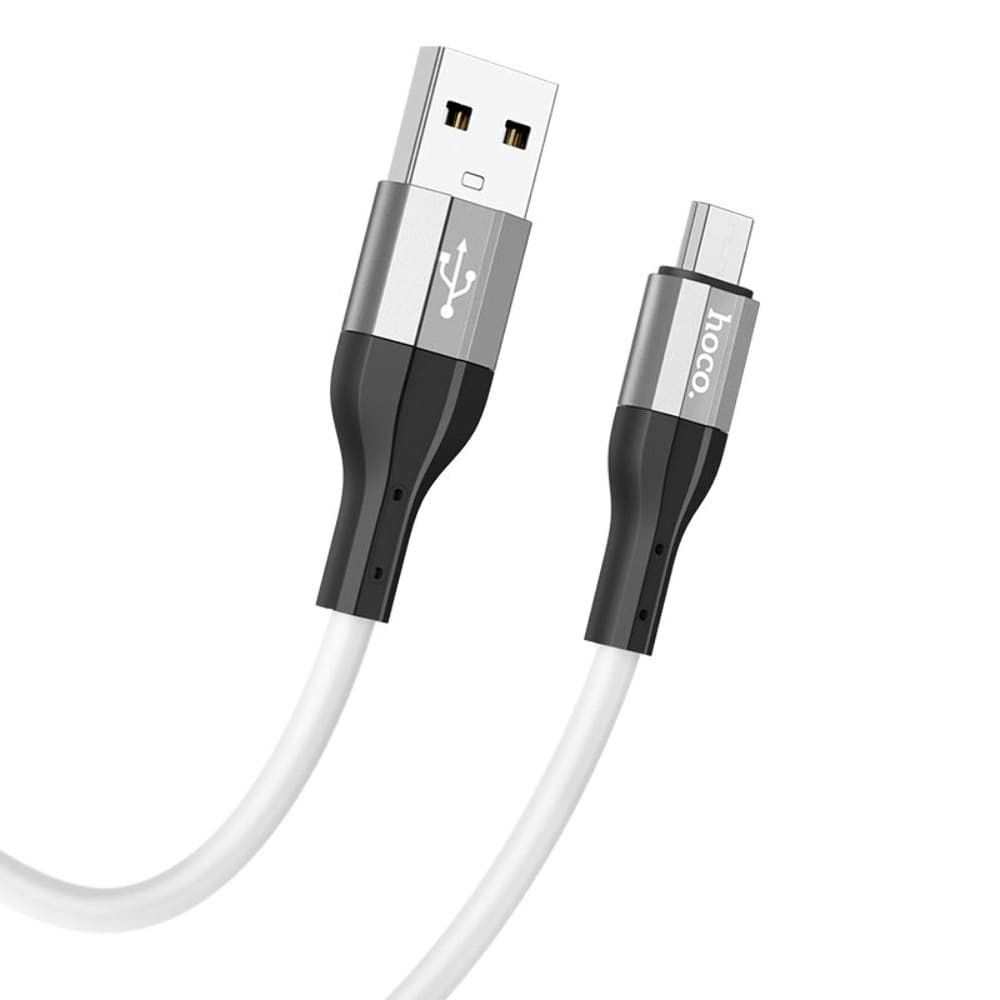 USB-кабель Hoco X72, Micro-USB, 2.4 А, 100 см, белый