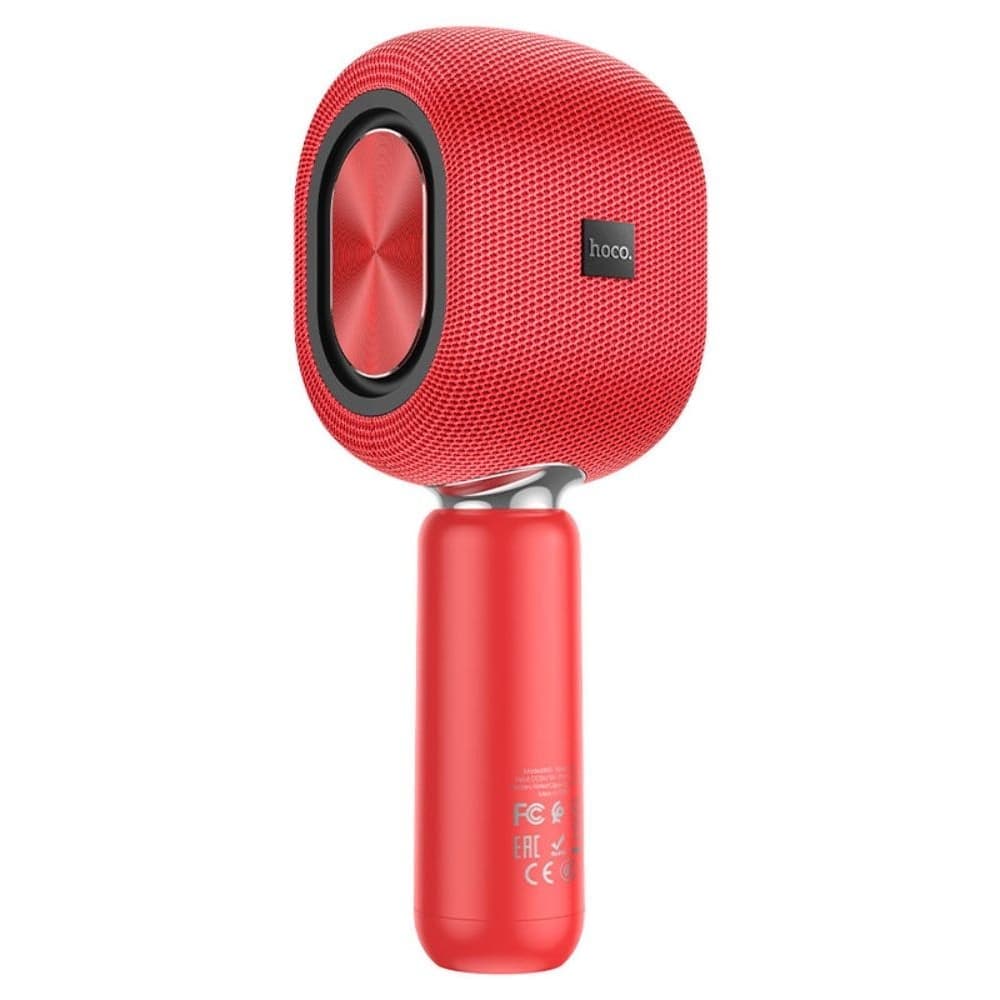 Микрофон караоке Hoco BK8, красный