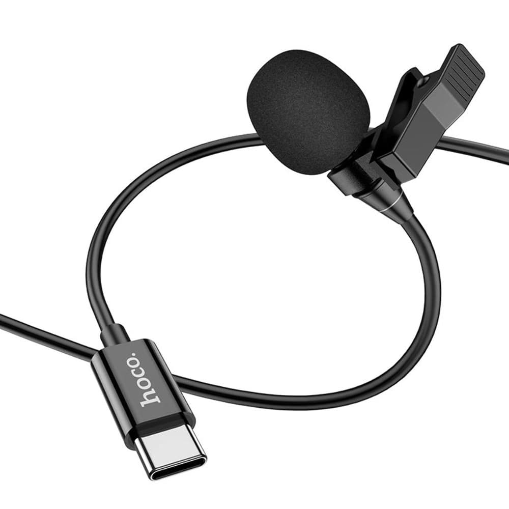 Микрофон Hoco L14, Type-C, черный