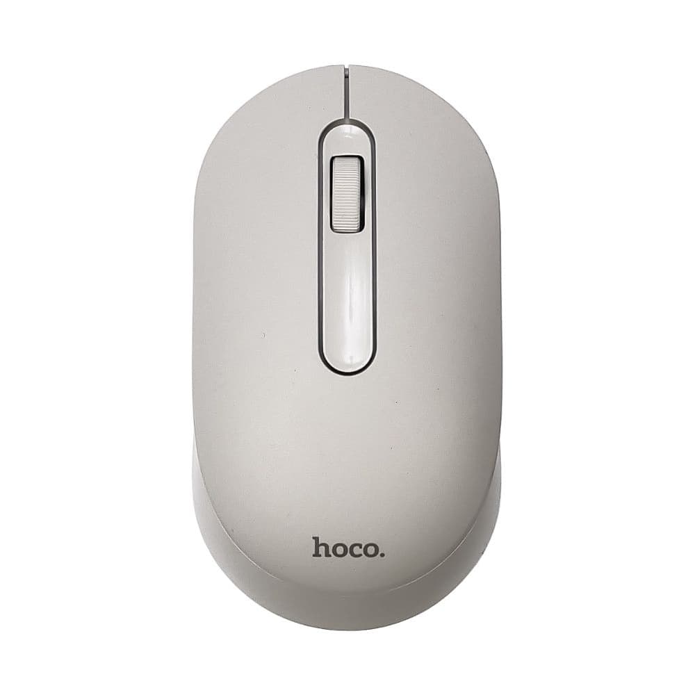 Мышка Hoco GM14, беспроводная, белая