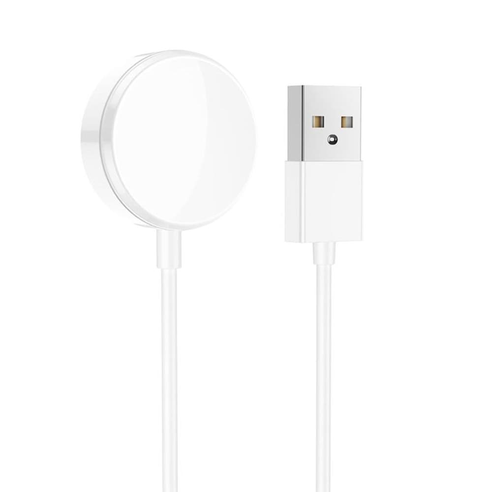 USB кабель Hoco для смарт часов Y1, магнитный, белый