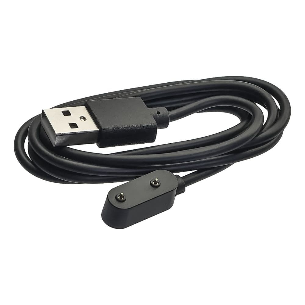USB-кабель смарт-часов Huawei Watch Fit, Band 6 Pro, Honor Band 6, магнитный, чорний
