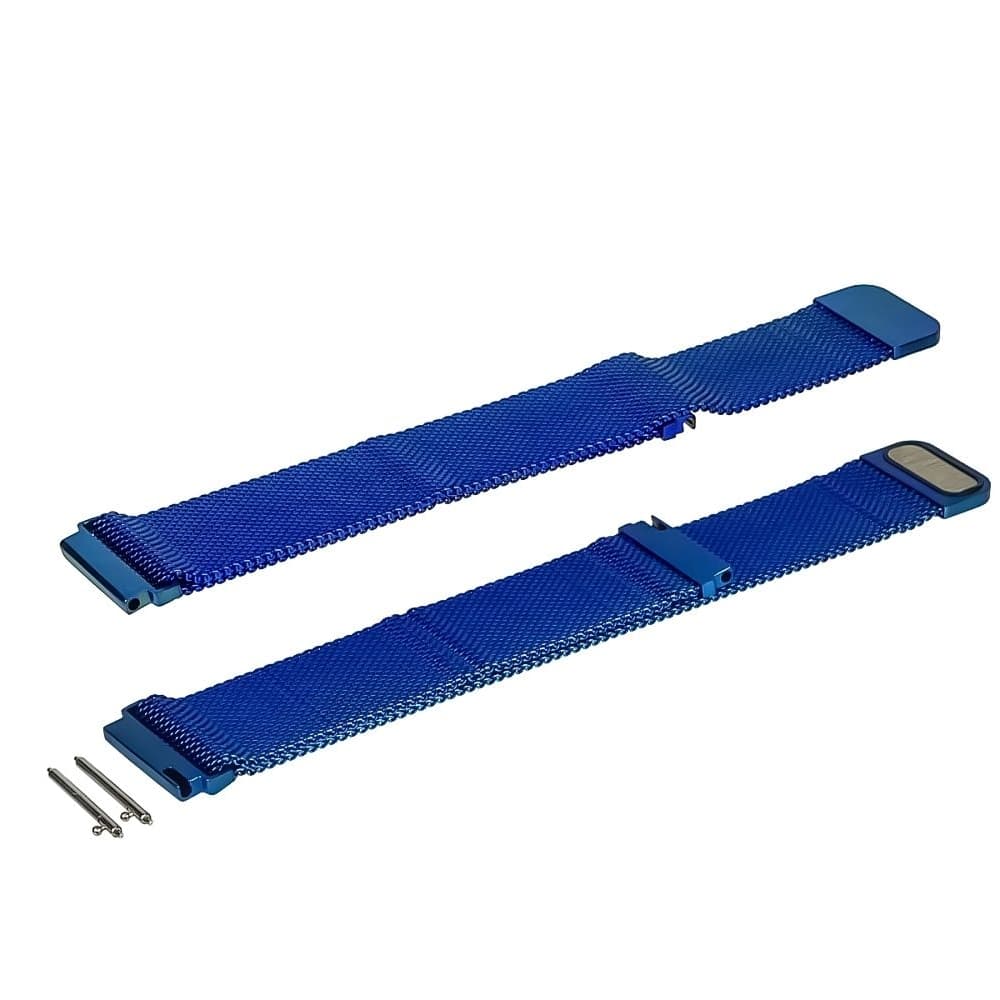 Ремешок Миланская петля для Xiaomi Amazfit 20 mm, синій