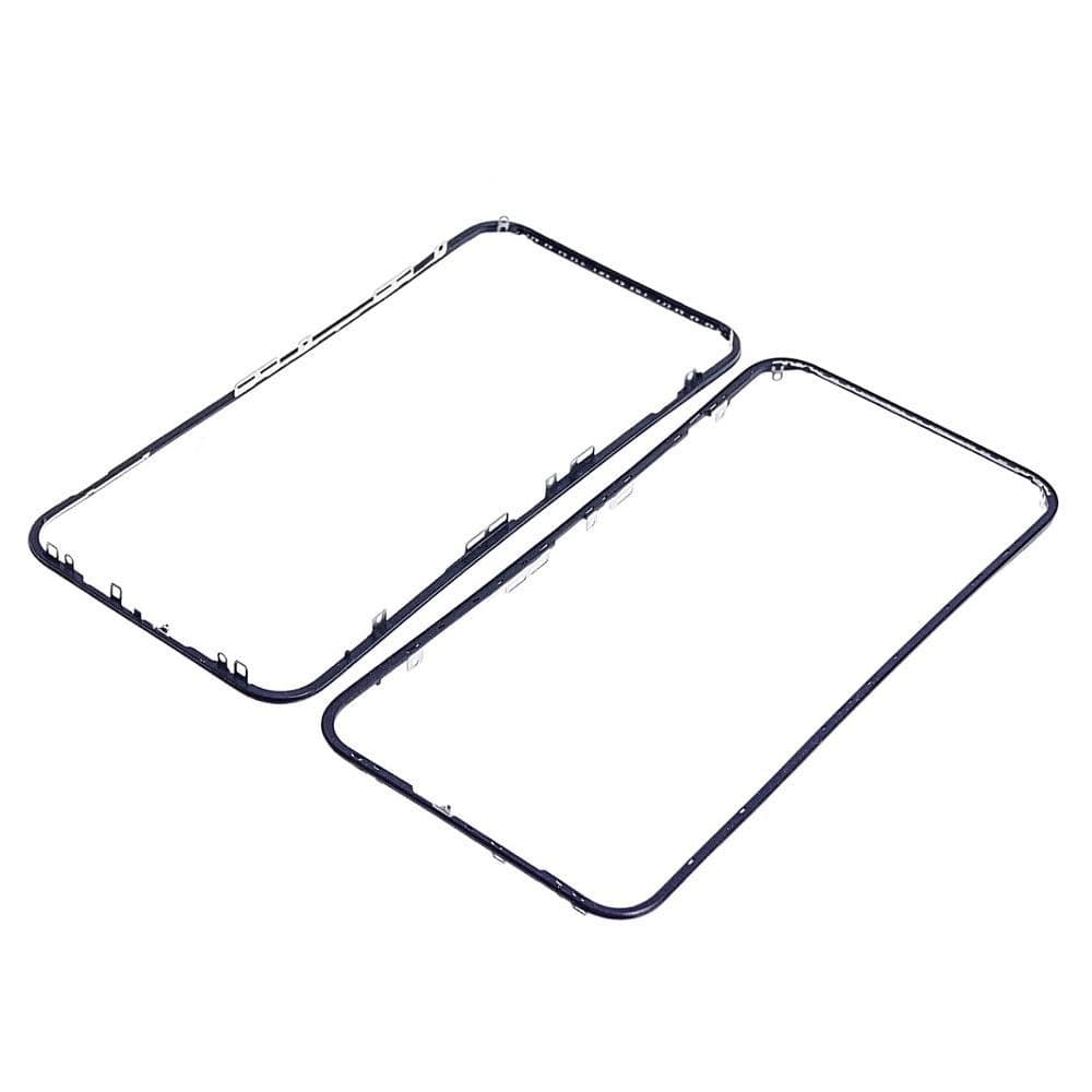 Рамка (основа) крепления дисплея Apple iPhone XR, черная, Original (PRC)