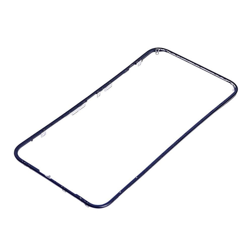 Рамка (основа) крепления дисплея Apple iPhone XR, черная, Original (PRC)