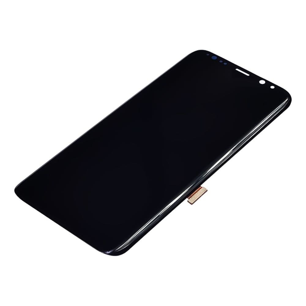 Дисплей Samsung SM-G955 Galaxy S8 Plus, черный | с тачскрином | Original (реновация), SUPER AMOLED | дисплейный модуль, экран