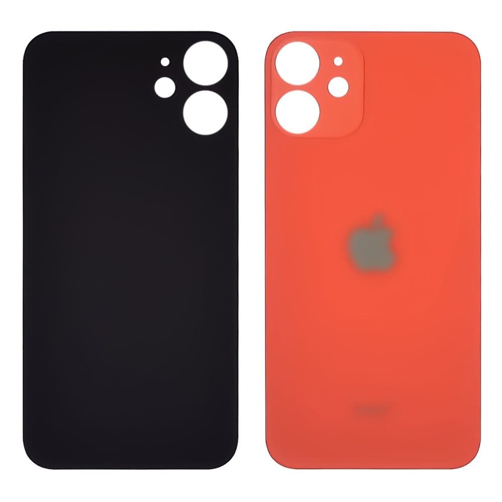 Задняя крышка Apple iPhone 12 Mini, красная, не нужно снимать стекло камеры, big hole, Original (PRC) | корпус, панель аккумулятора, АКБ, батареи