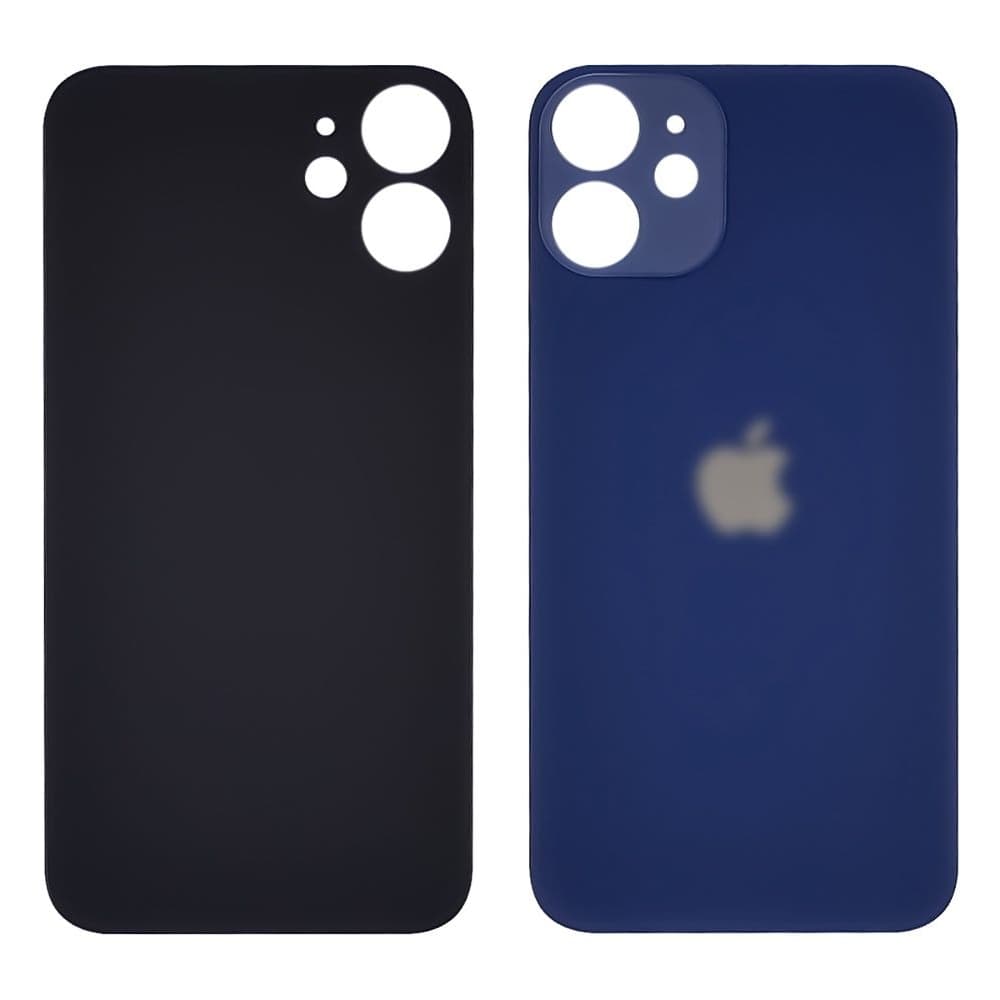 Задняя крышка Apple iPhone 12 Mini, синяя, не нужно снимать стекло камеры, big hole, Original (PRC) | корпус, панель аккумулятора, АКБ, батареи