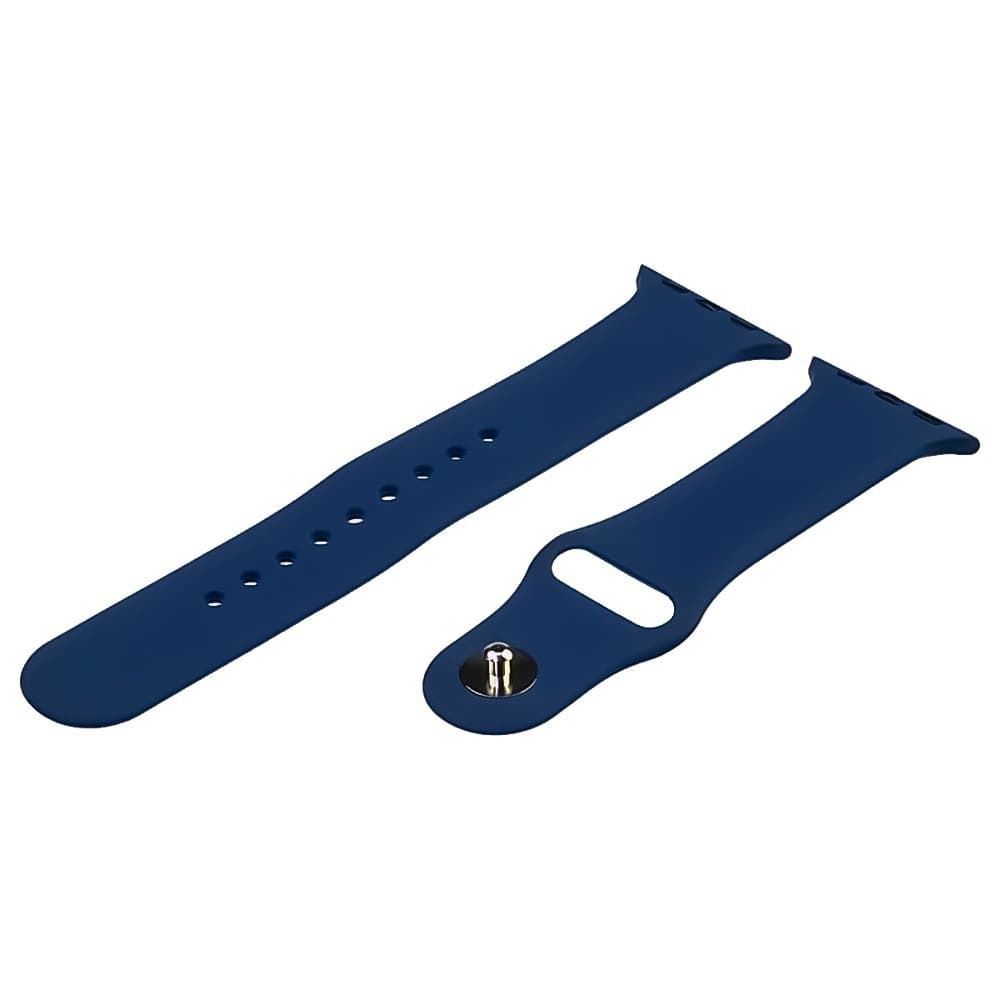 Ремешок силиконовый для Apple Watch Sport Band 38/ 40/ 41 мм, размер L, синій
