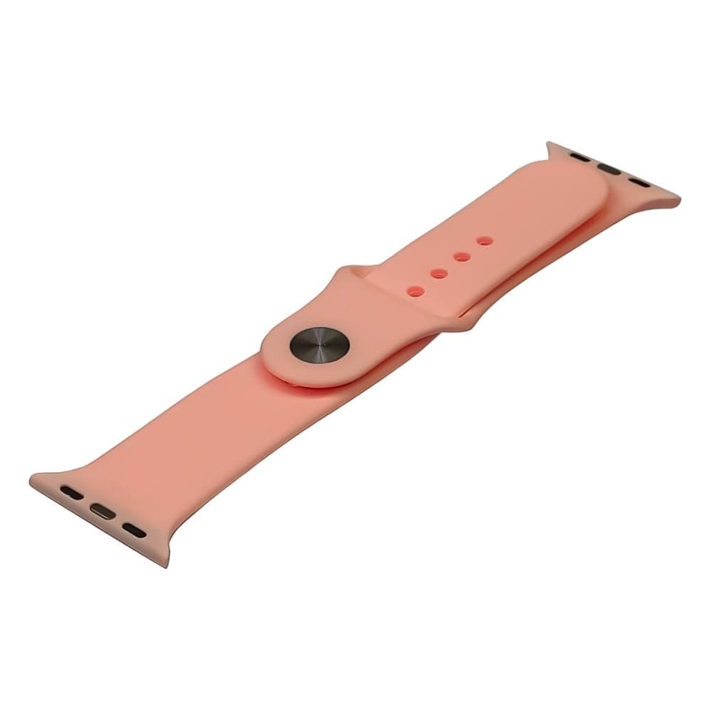 Ремешок силиконовый для Apple Watch Sport Band 38/ 40/ 41 мм, размер S, розовый