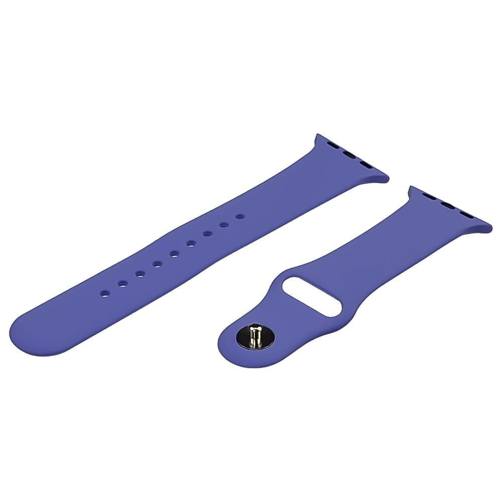 Ремешок силиконовый для Apple Watch Sport Band, 42 мм, 44 мм, 45 мм, размер S, синій