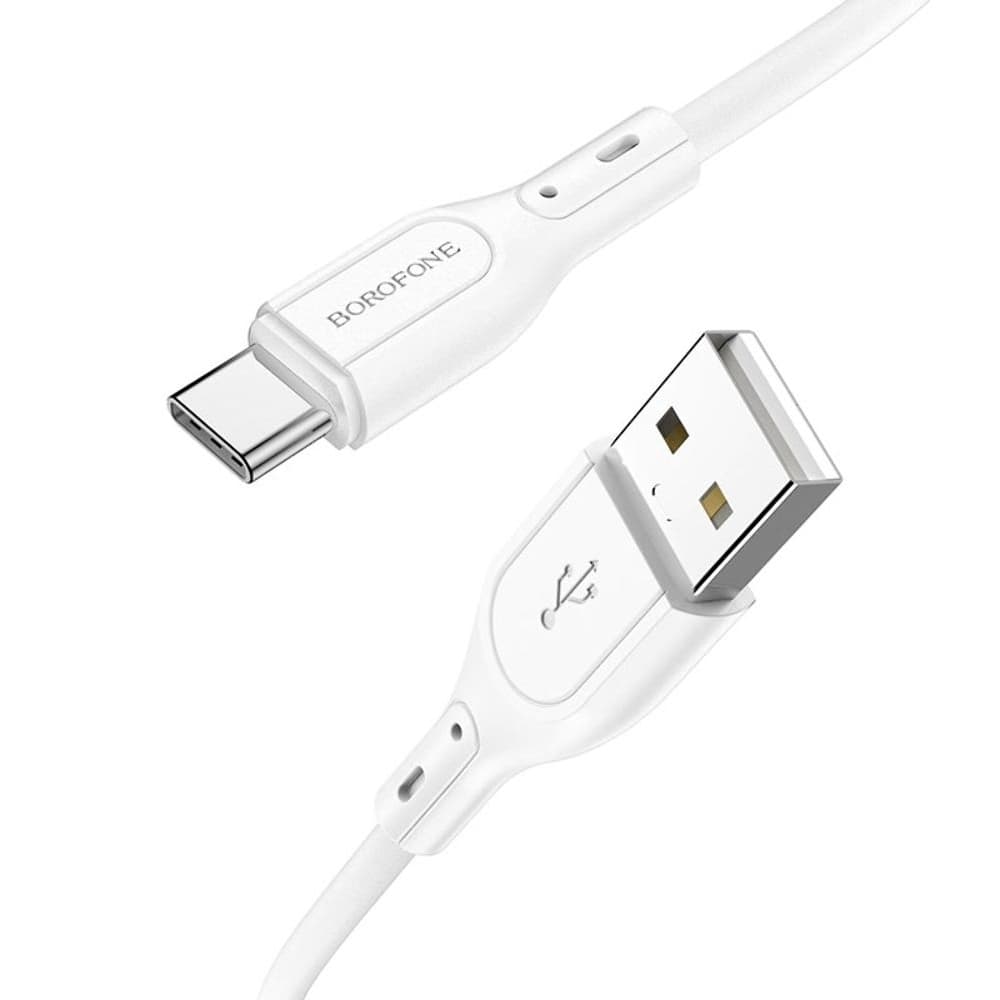 USB-кабель Borofone BX66, Type-C, 5.0 А, 100 см, білий