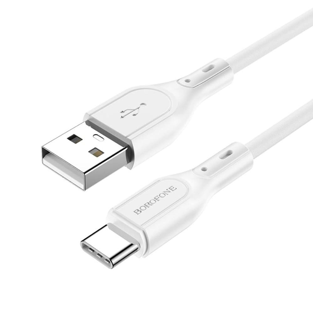 USB-кабель Borofone BX66, Type-C, 5.0 А, 100 см, белый