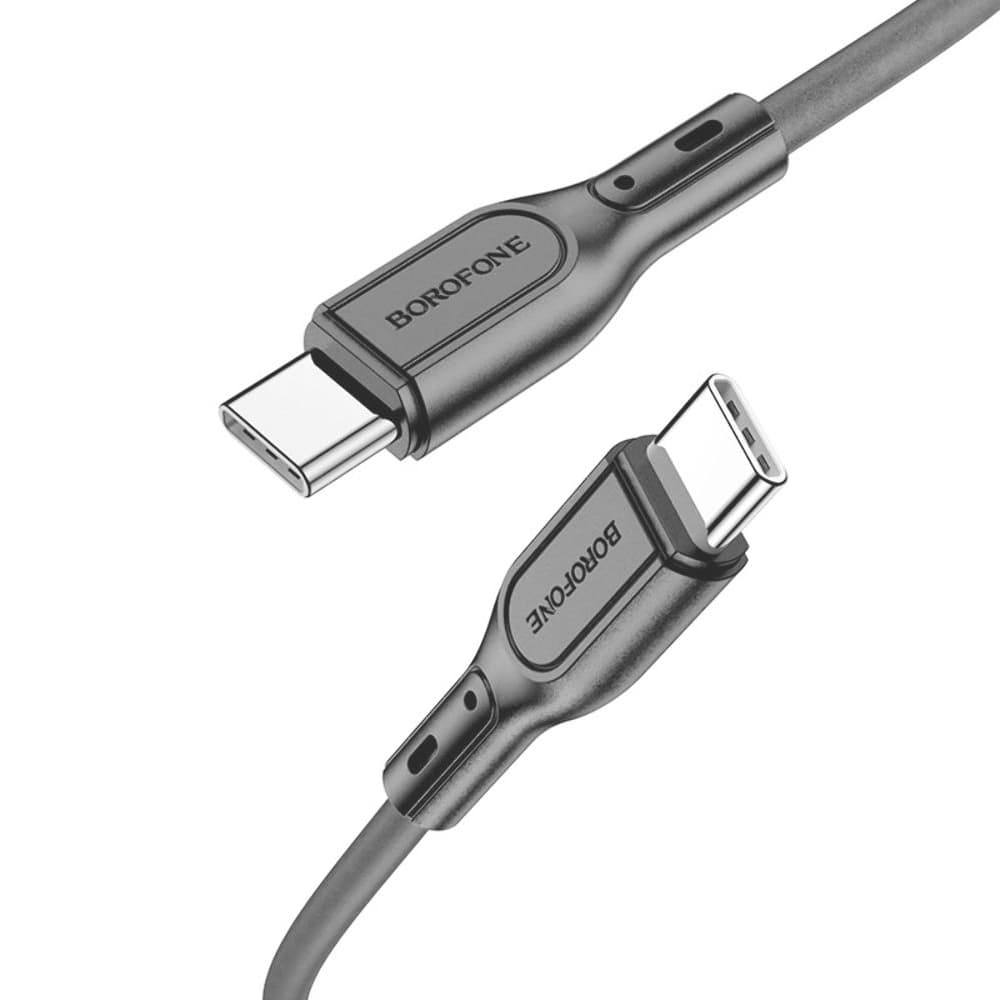 USB-кабель Borofone BX66, Type-C на Type-C, 5.0 А, 100 см, чорний