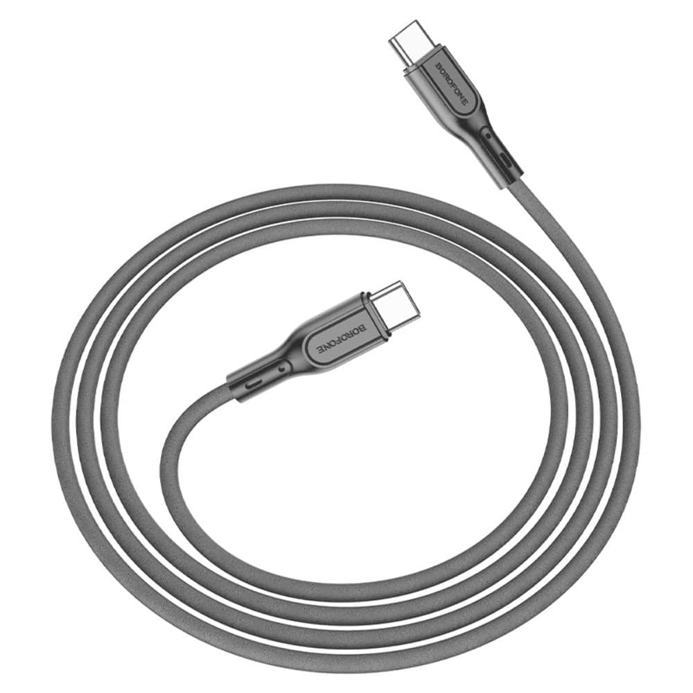 USB-кабель Borofone BX66, Type-C на Type-C, 5.0 А, 100 см, черный