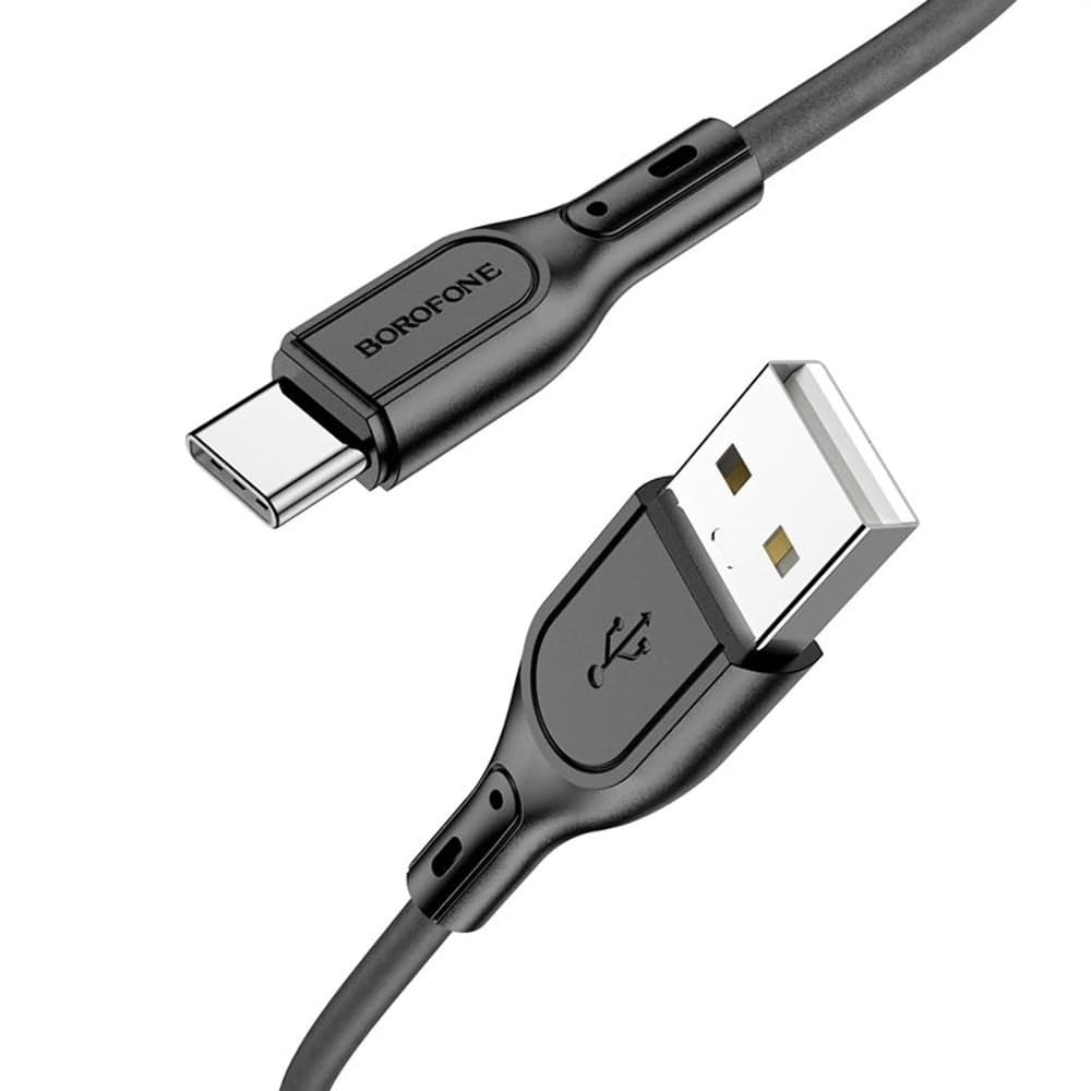 USB-кабель Borofone BX66, Type-C, 5.0 А, 100 см, чорний