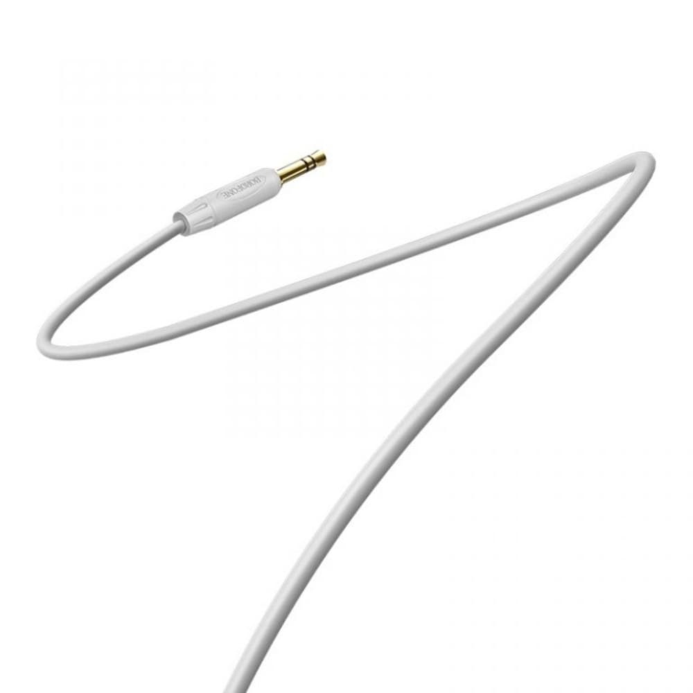 AUX-USB-кабель Borofone BL4, Jack 3.5 на Jack 3.5, 200 см, серый