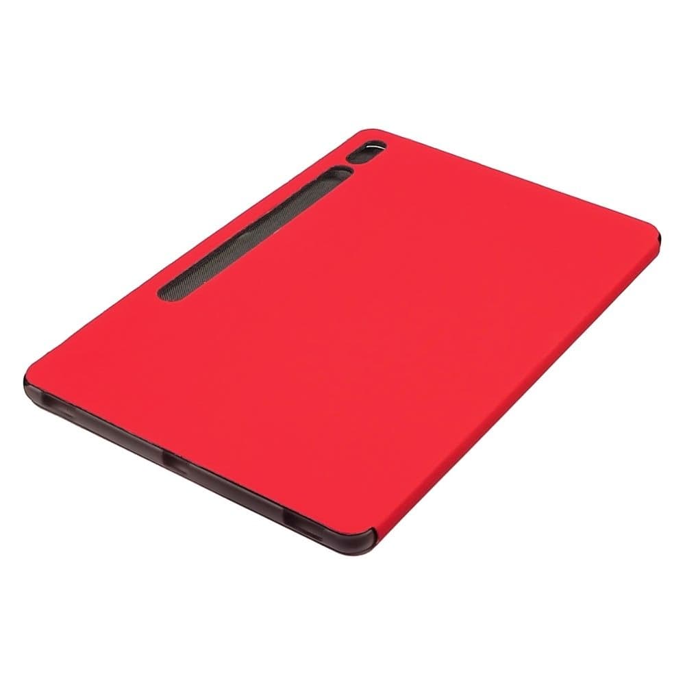 Чехол-книжка Cover Case для Samsung SM-T970 Galaxy Tab S7 Plus, SM-T975 Galaxy Tab S7 Plus, SM-T976 Galaxy Tab S7 Plus, красный