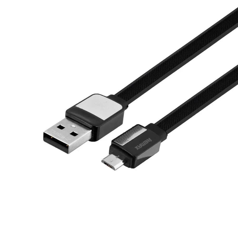 USB-кабель Remax RC-154m, Micro-USB, 2.4 А, 100 см, черный