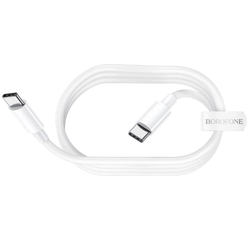 USB-кабель Borofone BX44, Type-C на Type-C, 200 см, Power Delivery (100 Вт), белый