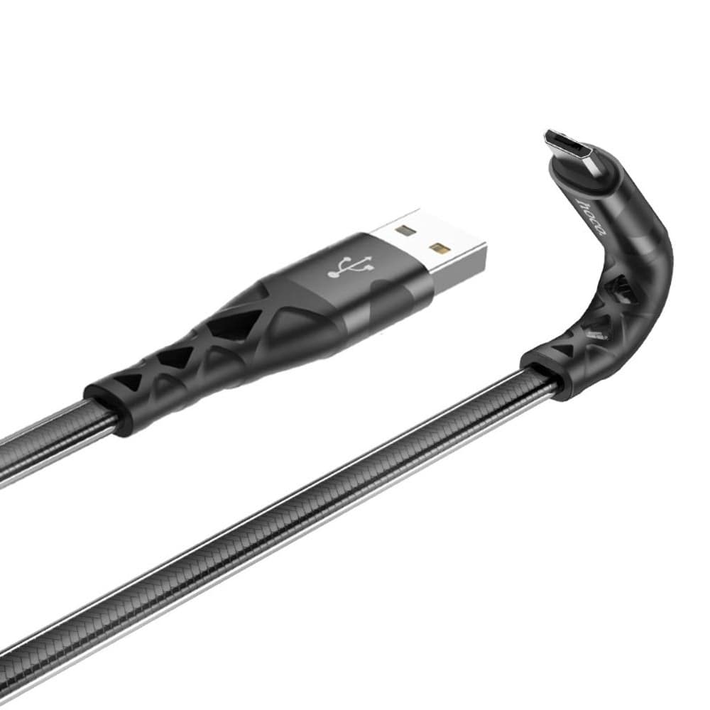 USB-кабель Hoco U105, Micro-USB, 2.4 А, 120 см, черный