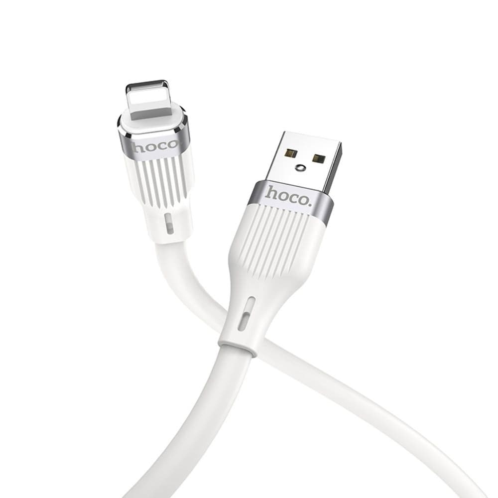 USB-кабель Hoco U72, Lightning, 2.4 А, 120 см, белый