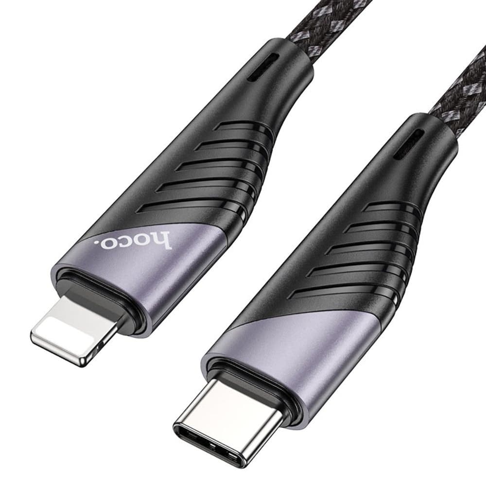 USB-кабель Hoco U95, Type-C на Lightning, 120 см, Power Delivery (20 Вт), чорний