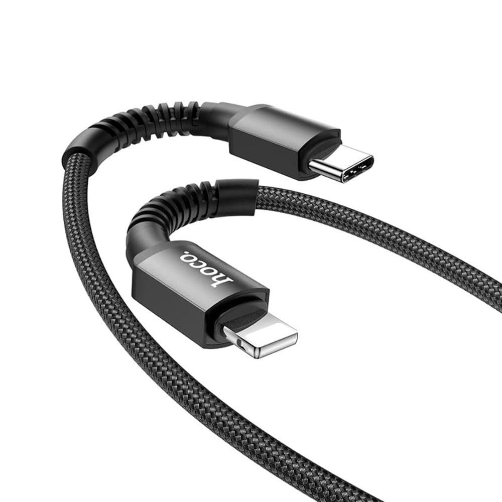 USB-кабель Hoco X71, Type-C на Lightning, 100 см, Power Delivery (20 Вт), чорний