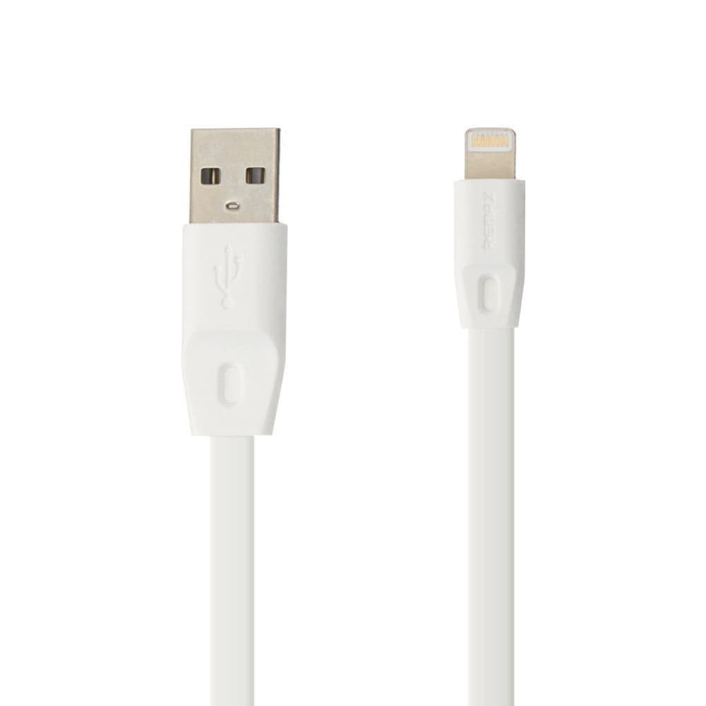 USB-кабель Remax RC-001i, Lightning, 1.0 А, 100 см, білий