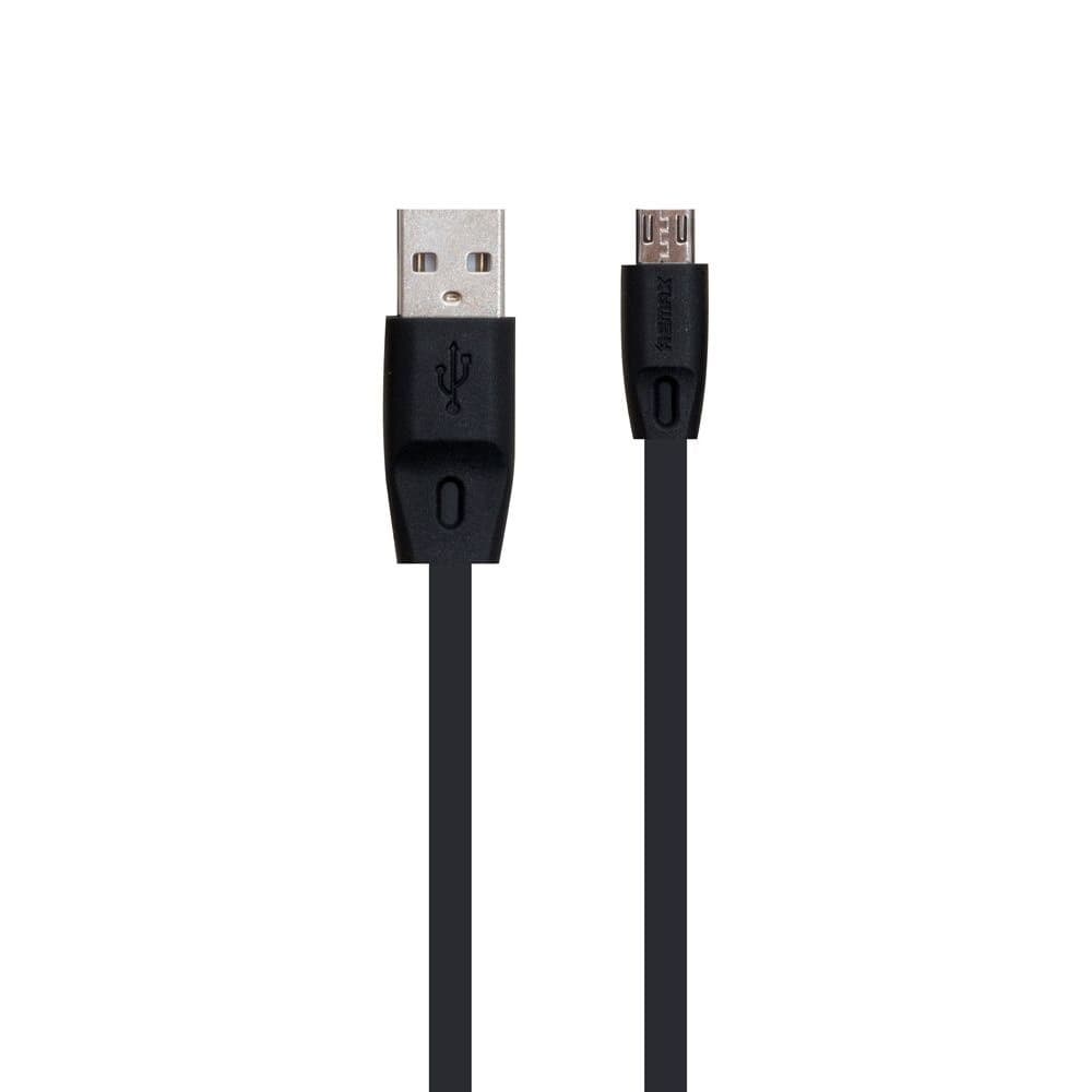 USB-кабель Remax RC-001m, Micro-USB, 1.0 А, 200 см, черный