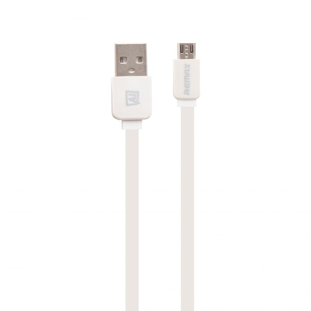 USB-кабель Remax RC-015m, Micro-USB, 1.0 А, 100 см, білий