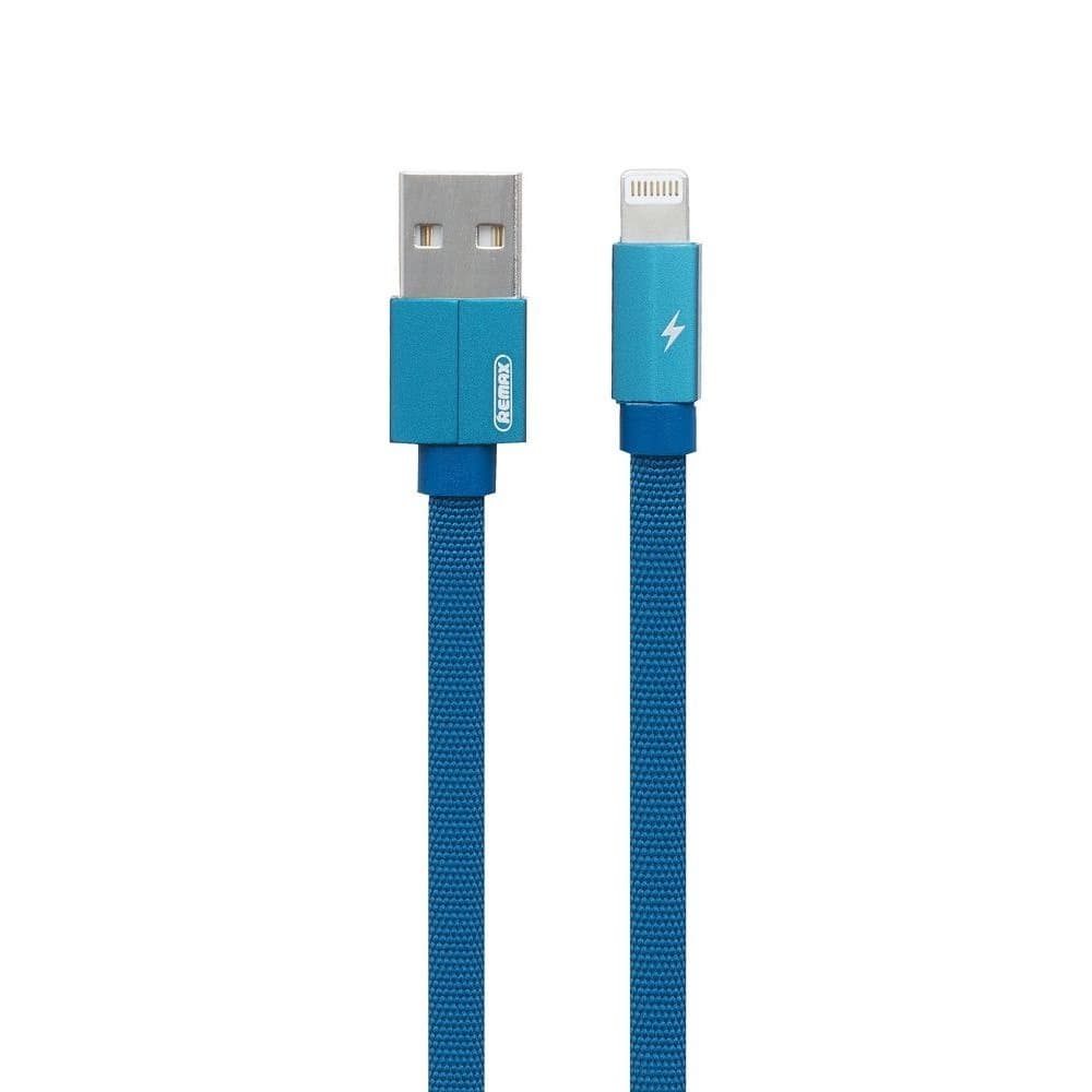 USB-кабель Remax RC-094i, Lightning, 2.1 А, 100 см, синій