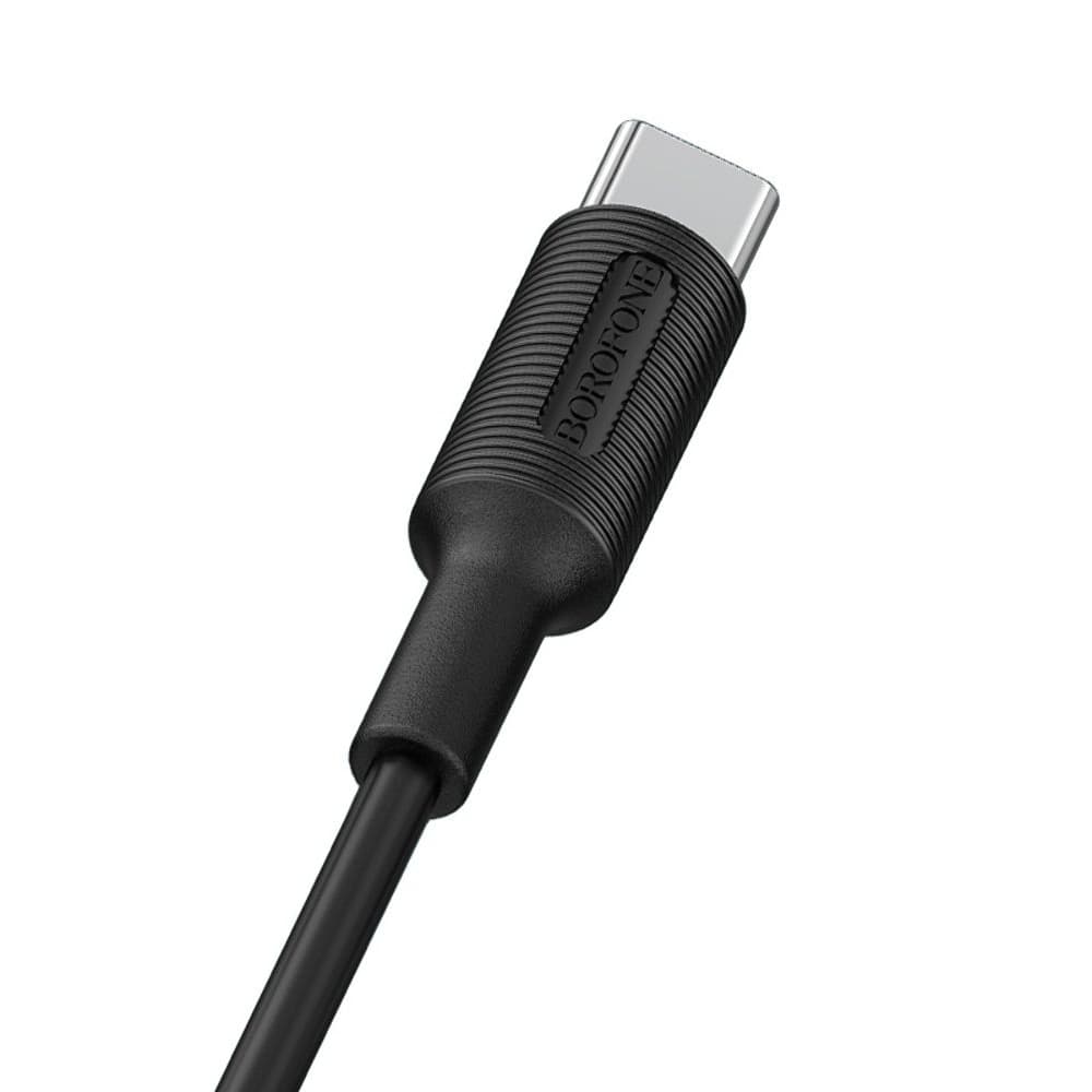 USB-кабель Borofone BX1, Type-C, 3.0 А, 100 см, чорний