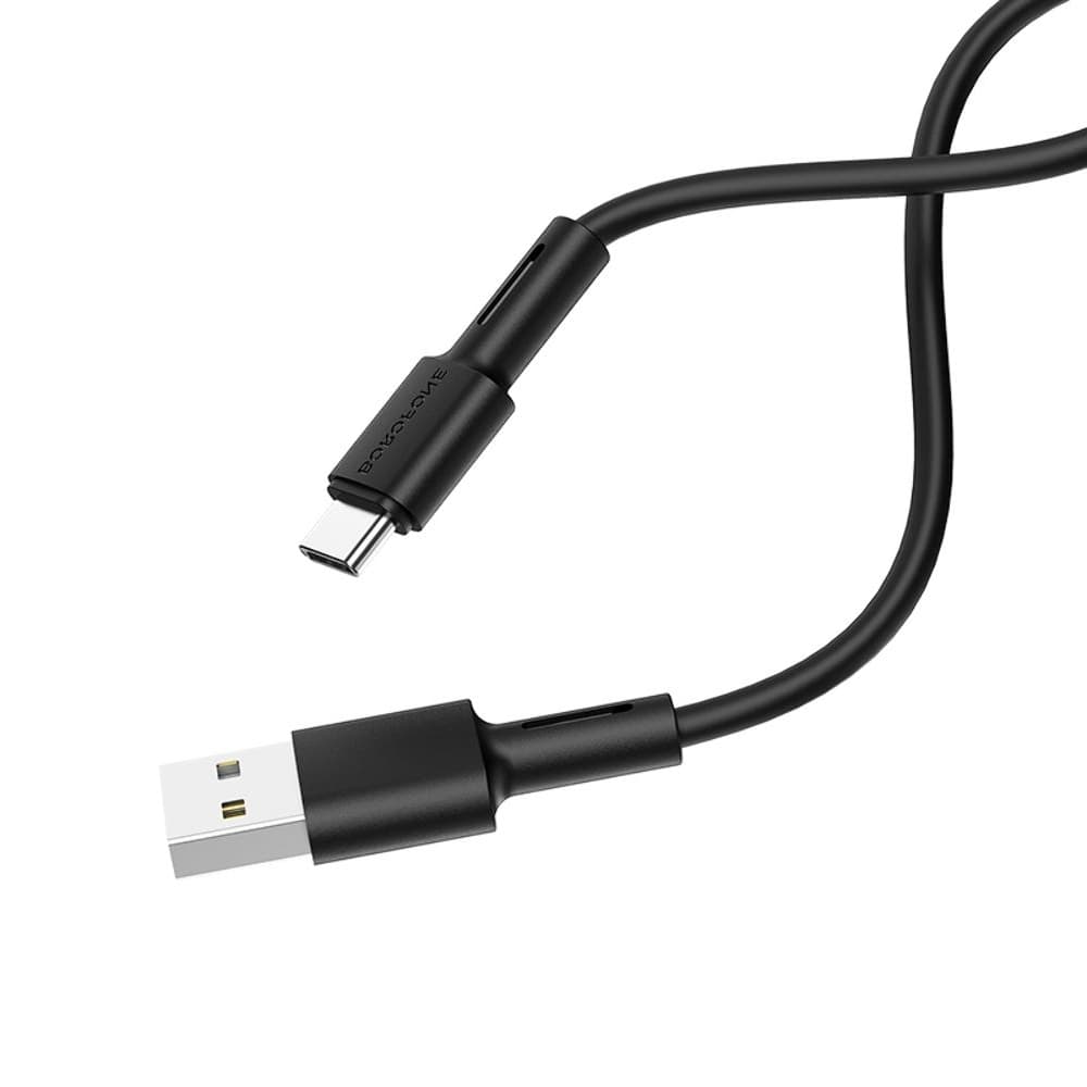 USB-кабель Borofone BX31, Type-C, 3.0 А, 100 см, чорний