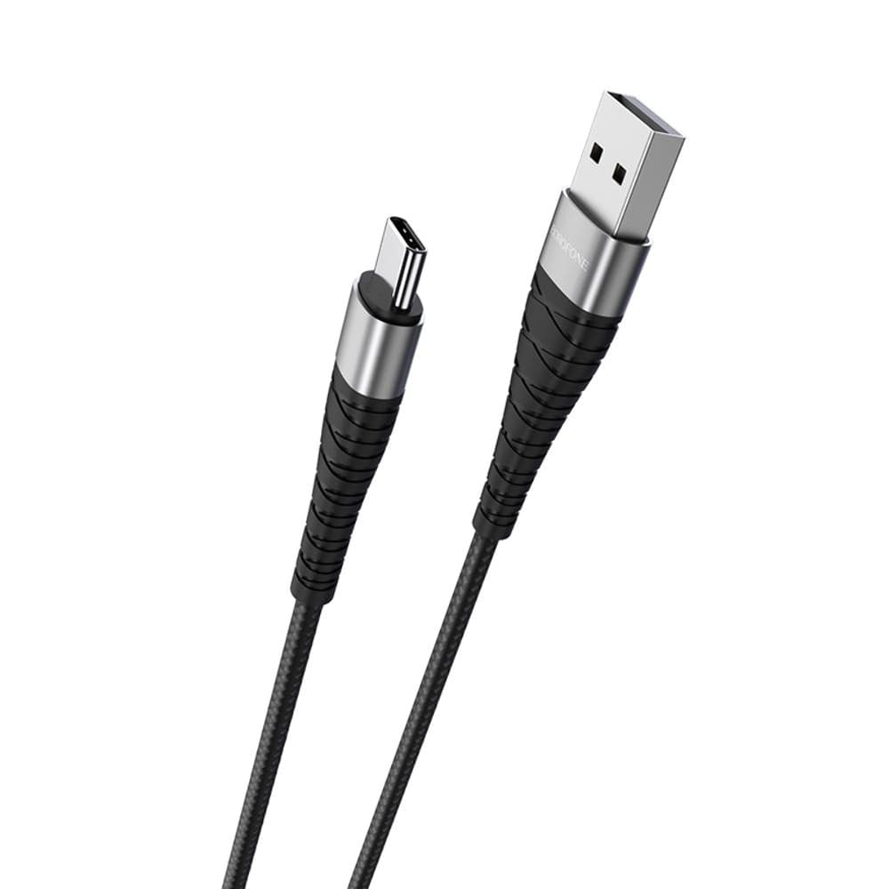 USB-кабель Borofone BX32, Type-C, 3.0 А, 100 см, чорний