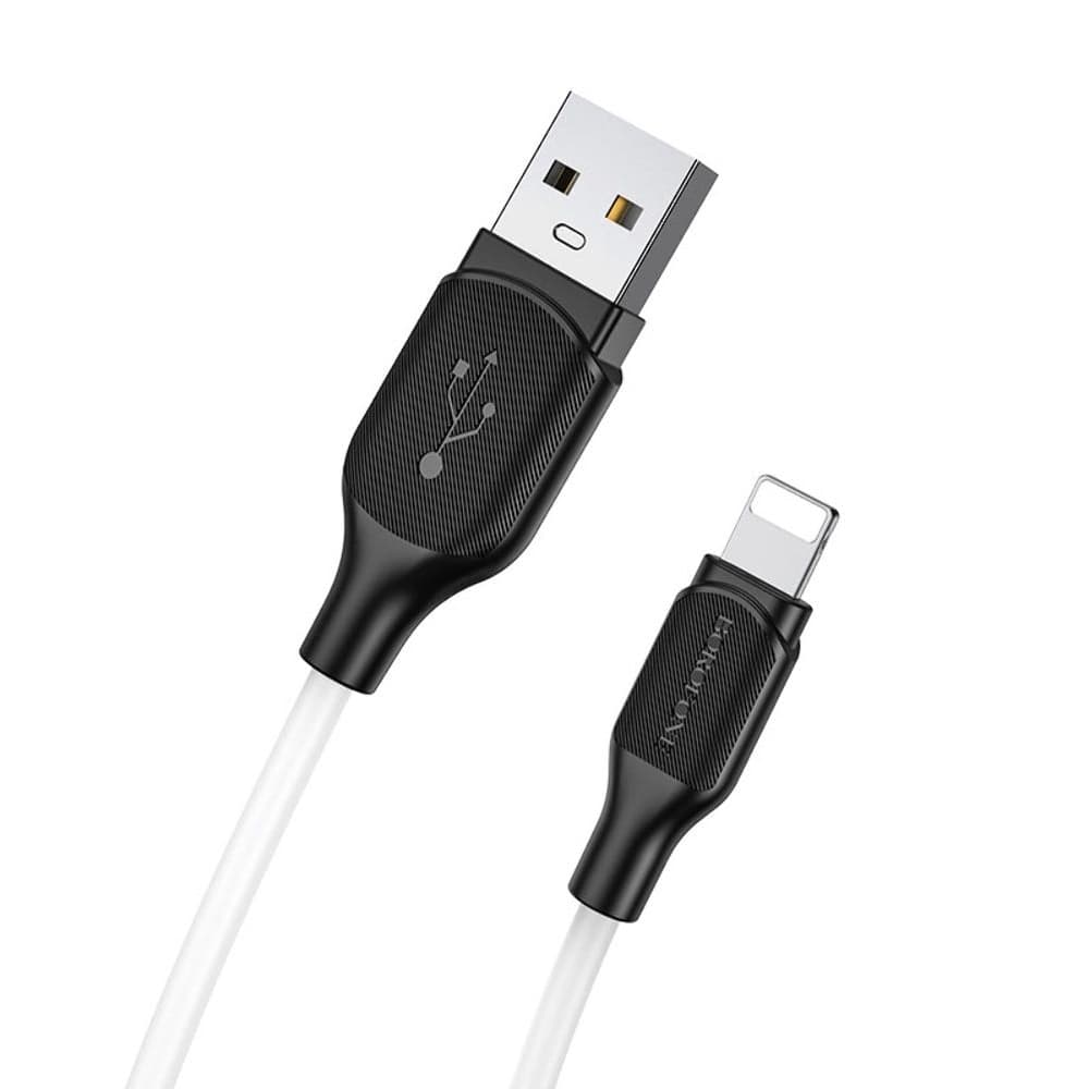 USB-кабель Borofone BX42, Lightning, 2.4 А, 100 см, белый