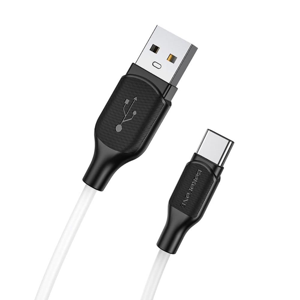 USB-кабель Borofone BX42, Type-C, 100 см, 3.0 А, білий