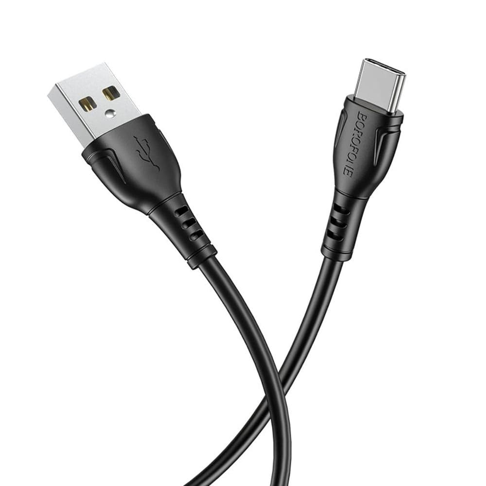 USB-кабель Borofone BX51, Type-C, 3.0 А, 100 см, чорний