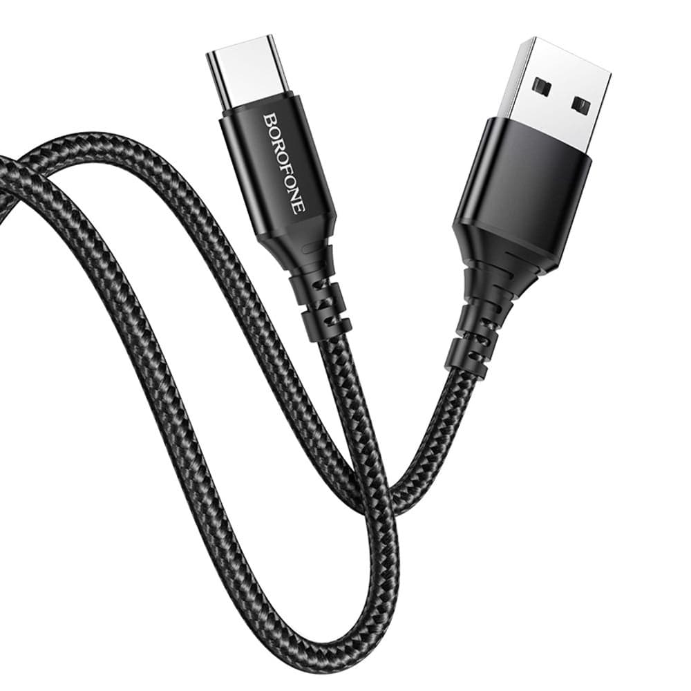 USB-кабель Borofone BX54, Type-C, 3.0 А, 100 см, чорний