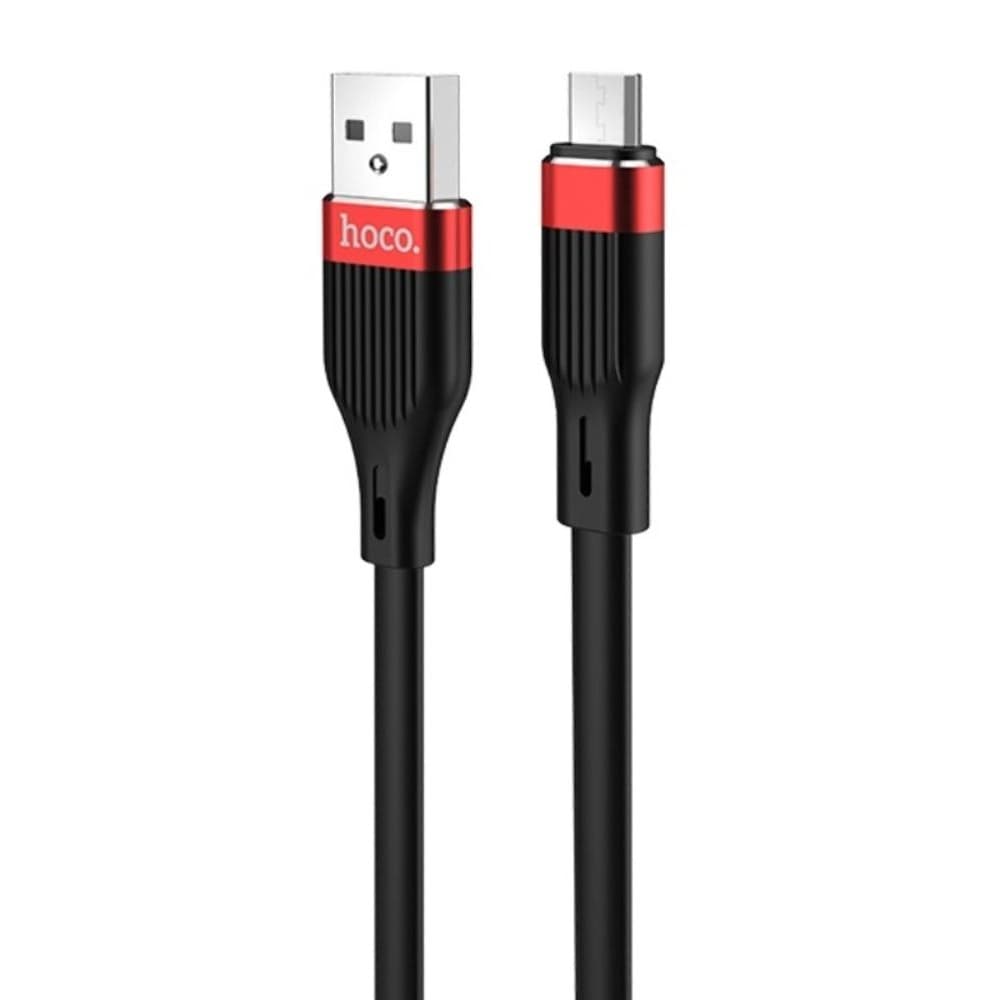 USB-кабель Hoco U72, Micro-USB, 2.4 А, 120 см, чорний