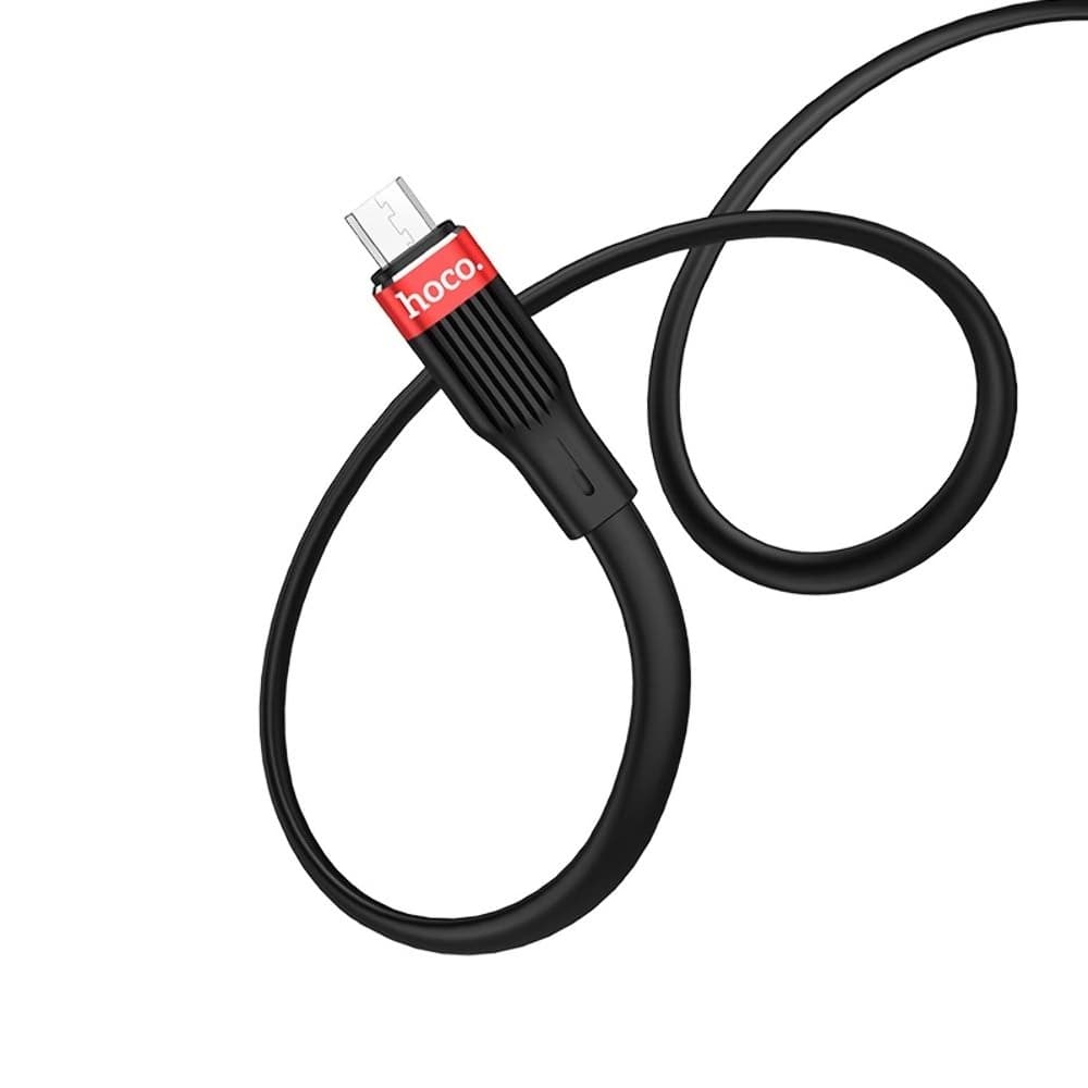 USB-кабель Hoco U72, Micro-USB, 2.4 А, 120 см, черный